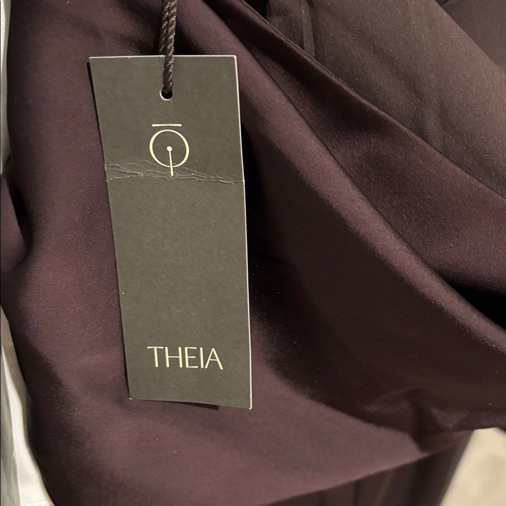 Celia One Shoulder Draped Gown NWT size 6 - Picture 6 of 9